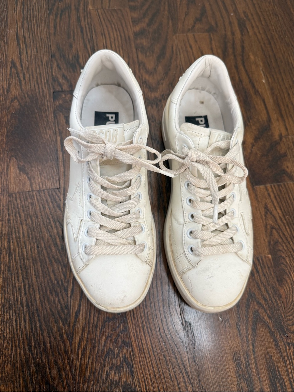 Golden Goose Pure Star White Sneakers size 36 - Picture 3 of 10